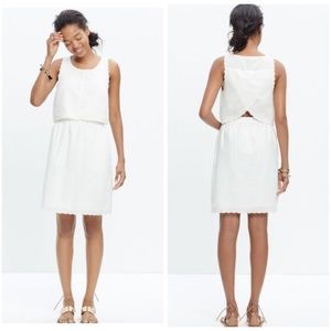 Madewell White Linen Dress